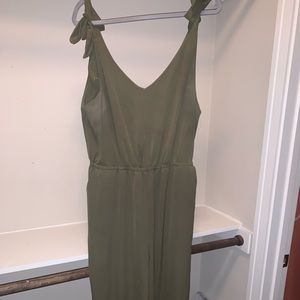 Olive green romper